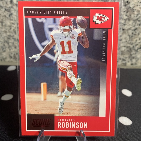3 Chiefs Cards Mecole Hardman Bryan Cook Rookie Demarcus Robinson KC Chiefs MVP - Picture 5 of 10